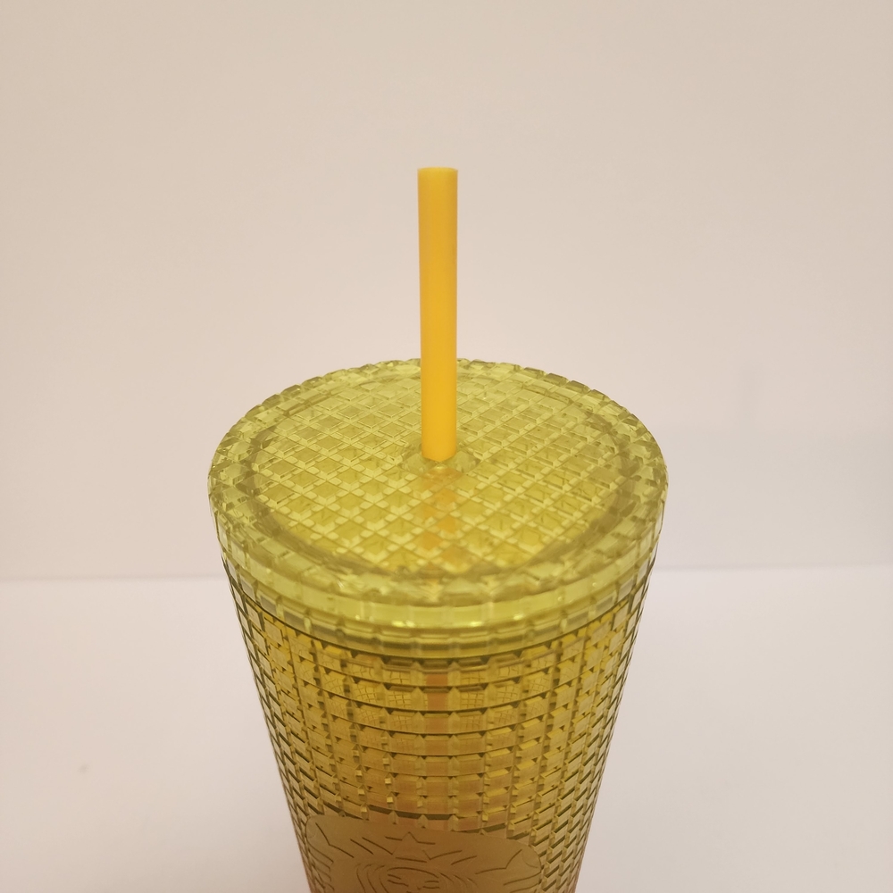 Starbucks Lemon Pink Gradient Cold Cup Tumbler 24 fl oz - Picture 4 of 5